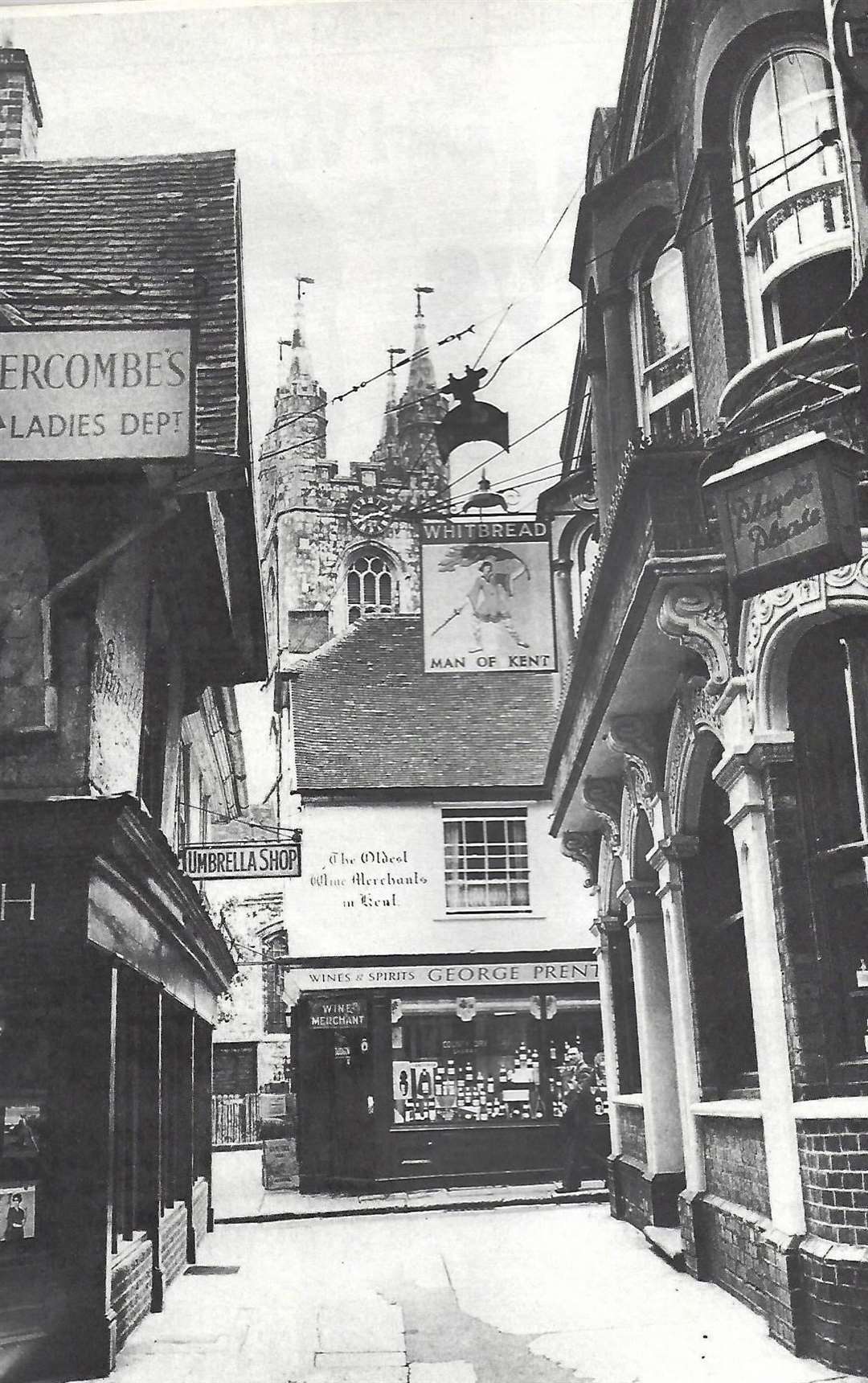 A view of Ashford in 1970