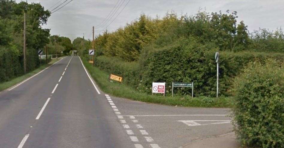 Tattlebury Lane, Headcorn. Picture: Google Street View