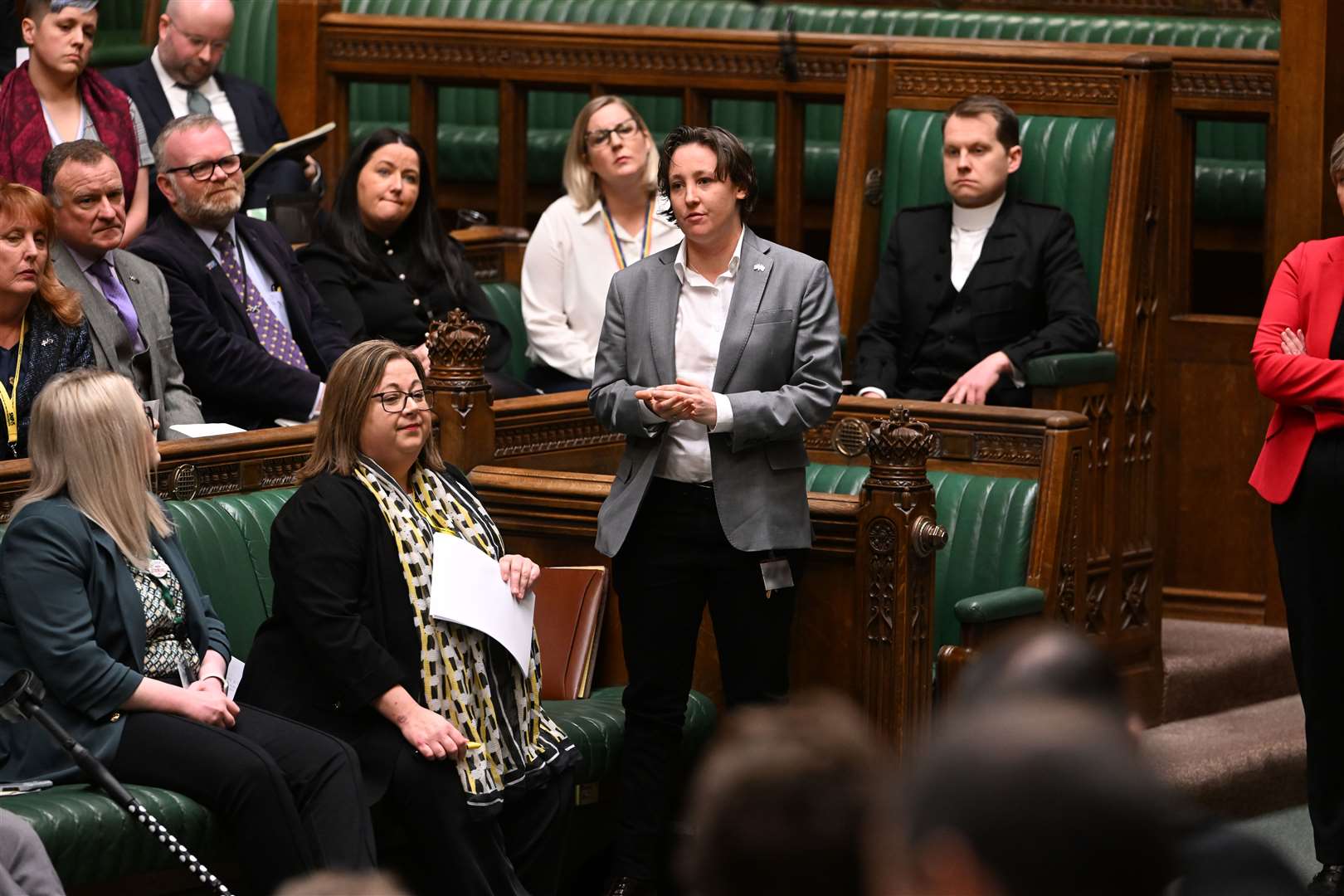 Mhairi Black announced her support for Humza Yousaf over the weekend (UK Parliament/Jessica Taylor/PA)