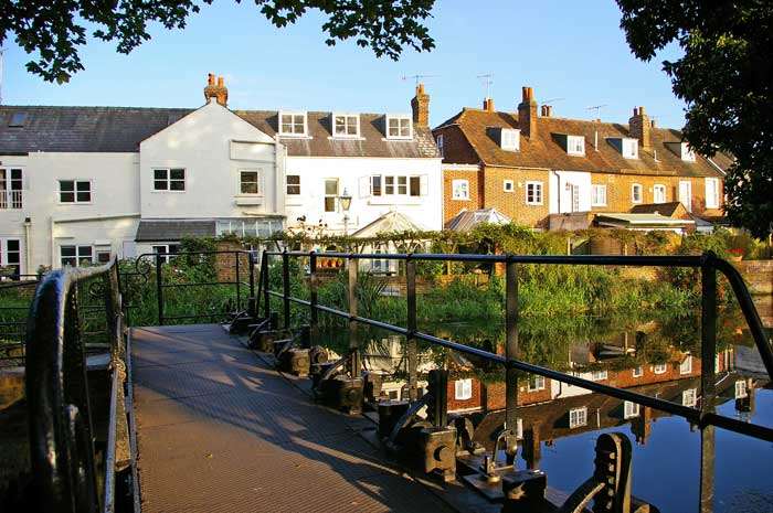 The weir at St Radigunds in Canterbury. Picture: Canterbury Historical and Archaeological Society