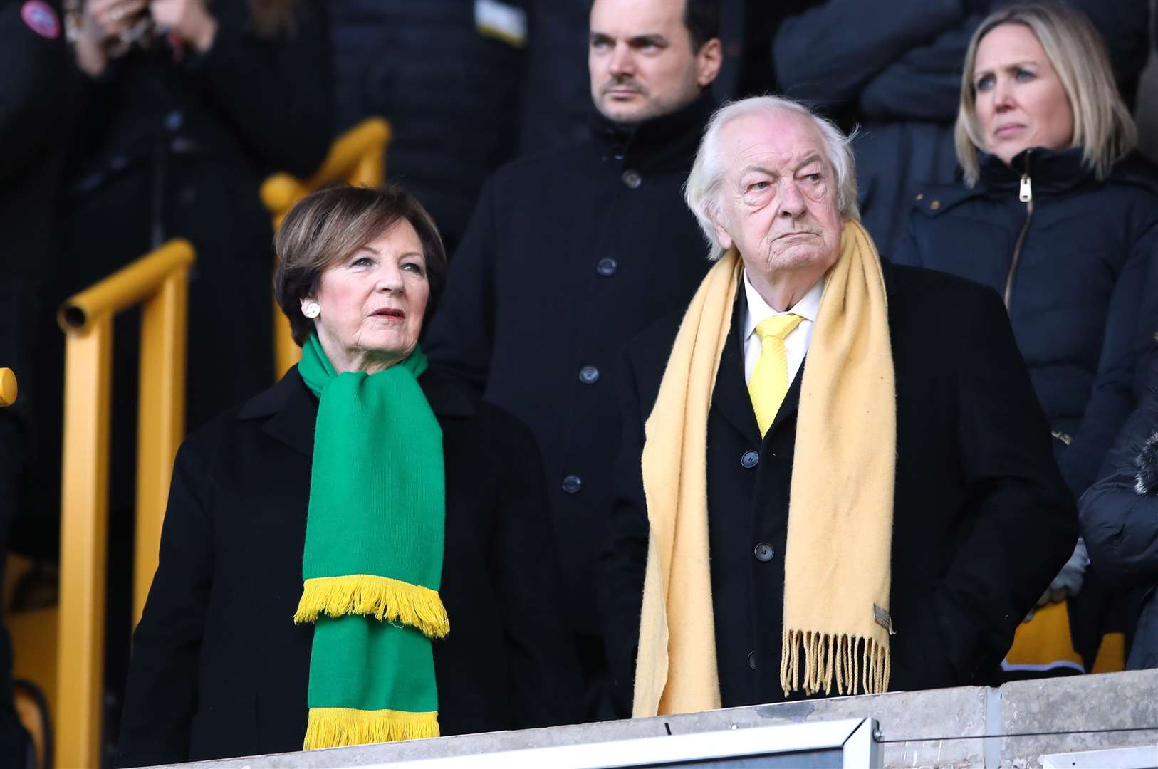 Delia Smith and Michael Wynn-Jones (Nick Potts/PA)