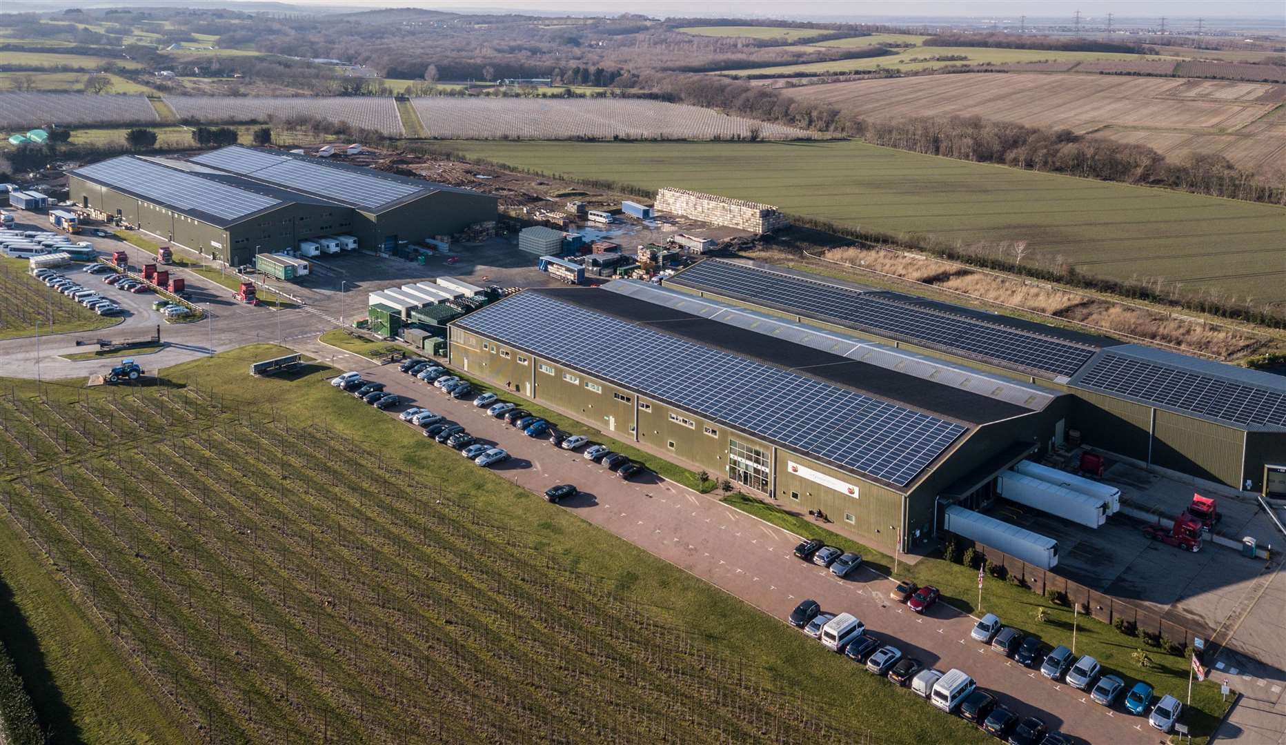 Flanders Farm in Hoo is one of two Kent farms to get the solar panels (44350763)