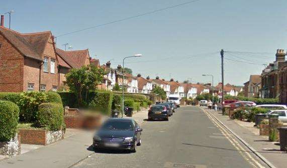 Peter O'Keefe was snared in Upper Fant Road, Maidstone