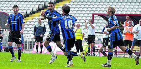Andy Barcham against Rotherham