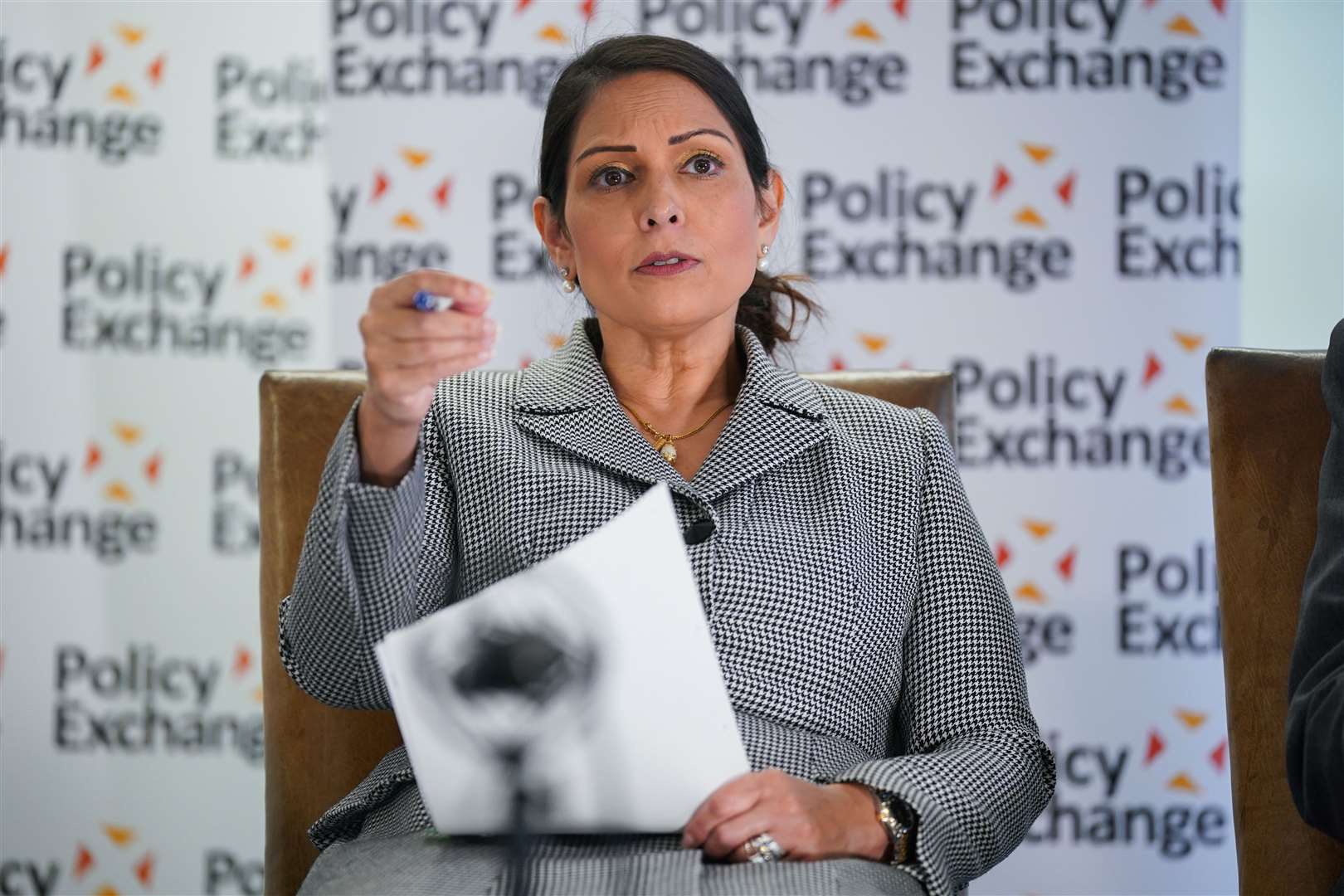 Former home secretary Priti Patel (Lucy North/PA)