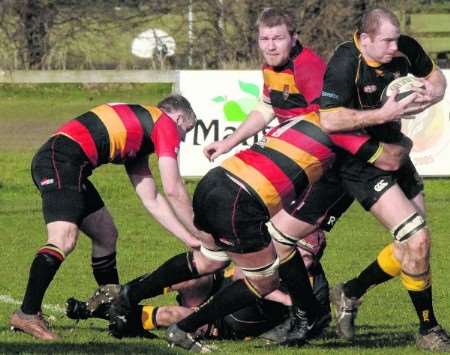 Rob Keir looks to make ground against Bridgwater on Saturday