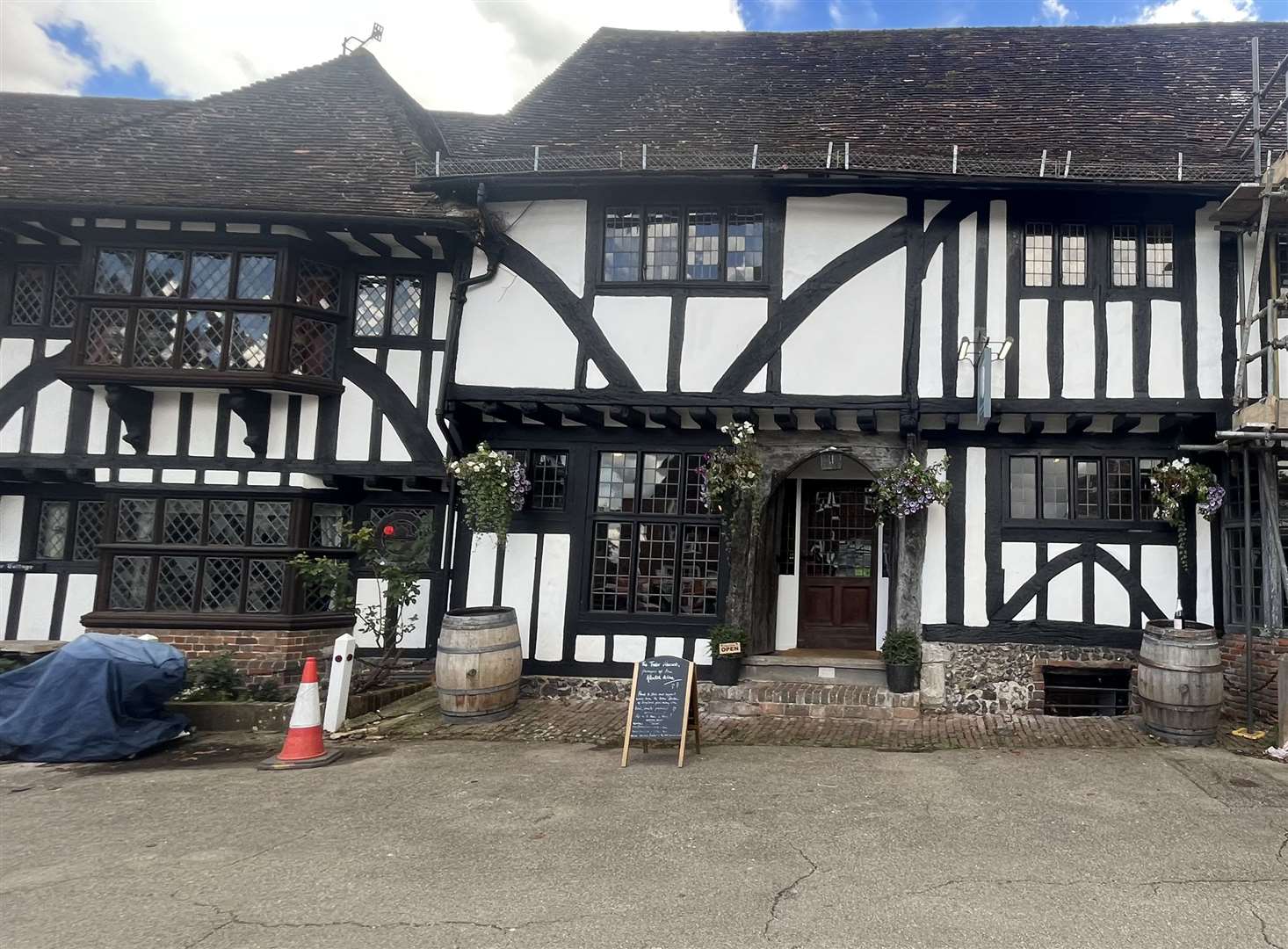 The Tudor Peacock in Chilham near Canterbury opened its doors last December