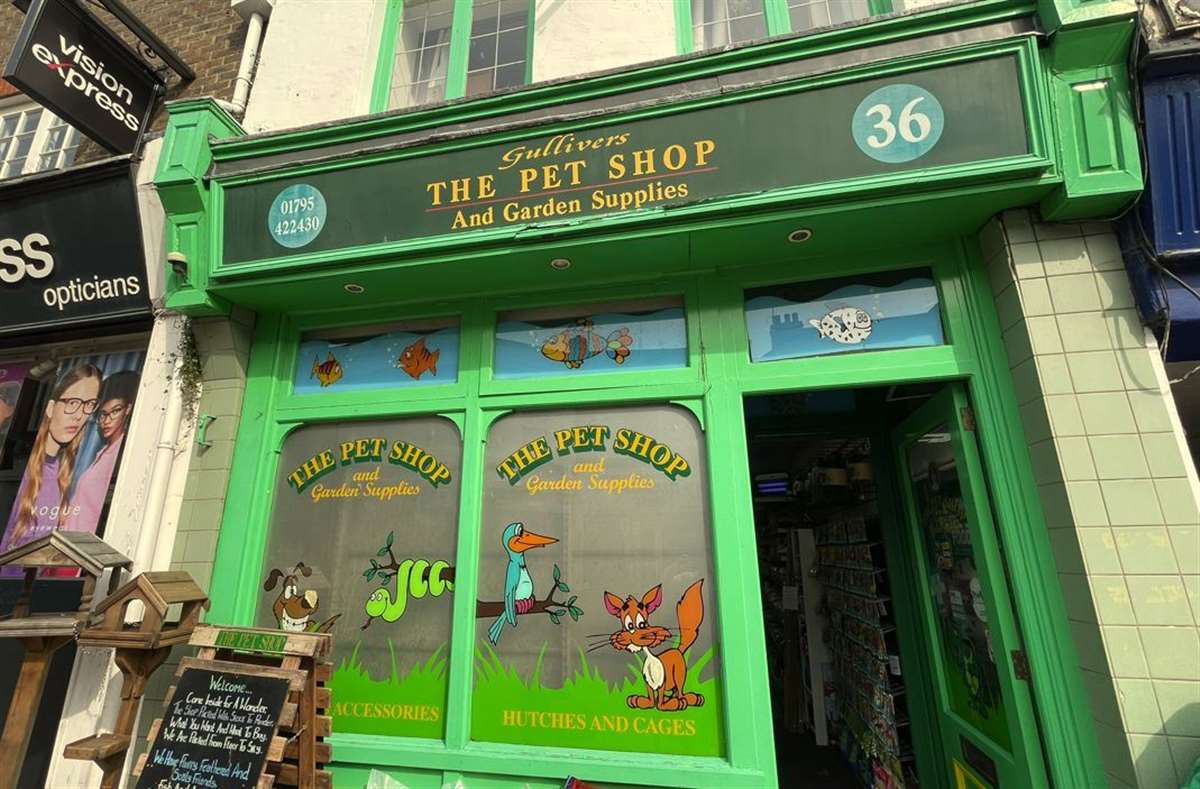 Owner of The Pet Shop in Sittingbourne High Street explains how