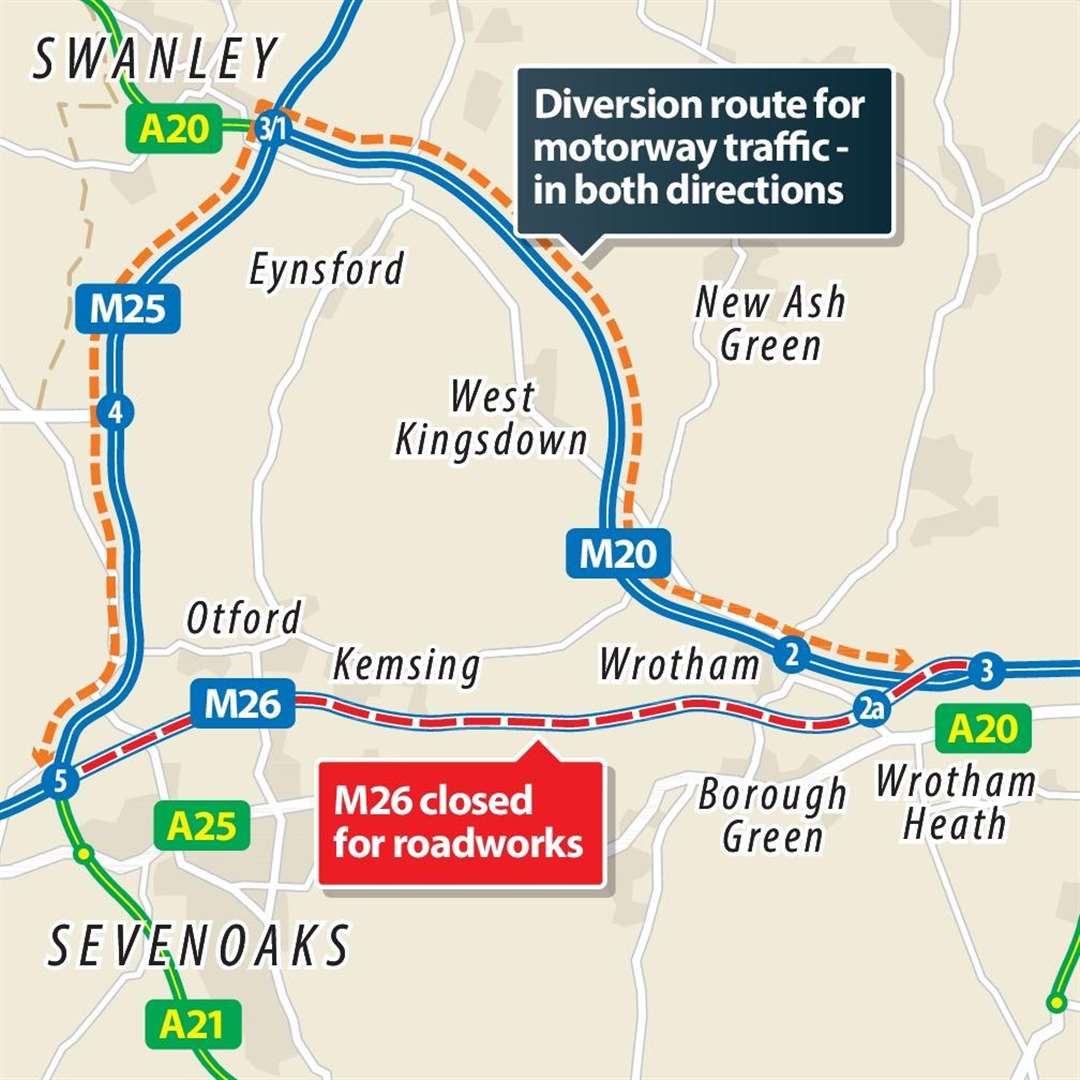 M26 closed for secret lorry park plans post Brexit