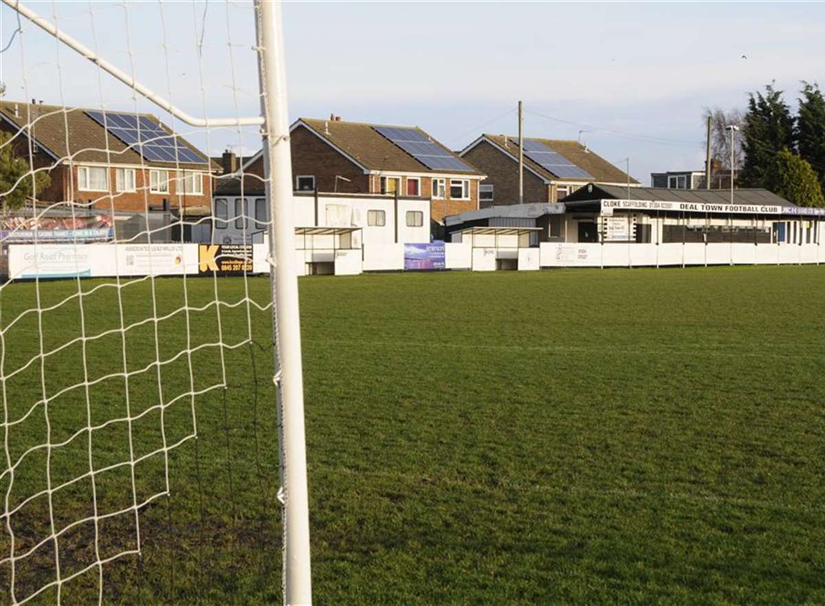 Vandals wreck goals at Deal Town Football Club Charles Ground in St  Leonard's Road