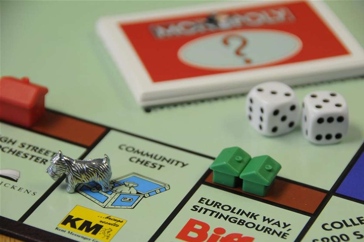 Monopoly Board Village - ITV News