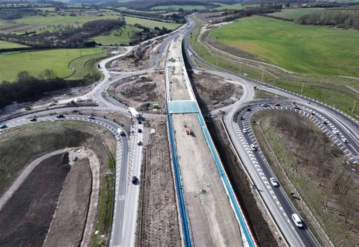 M2 London bound slip road open at J5 A249 Sittingbourne Stockbury