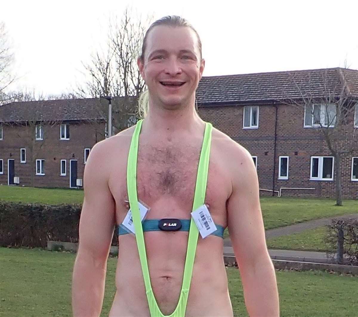 Runner shop in mankini