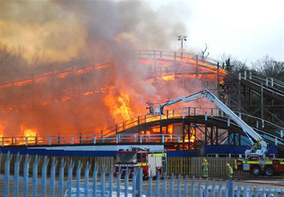 Dreamland rollercoaster blaze probably started deliberately