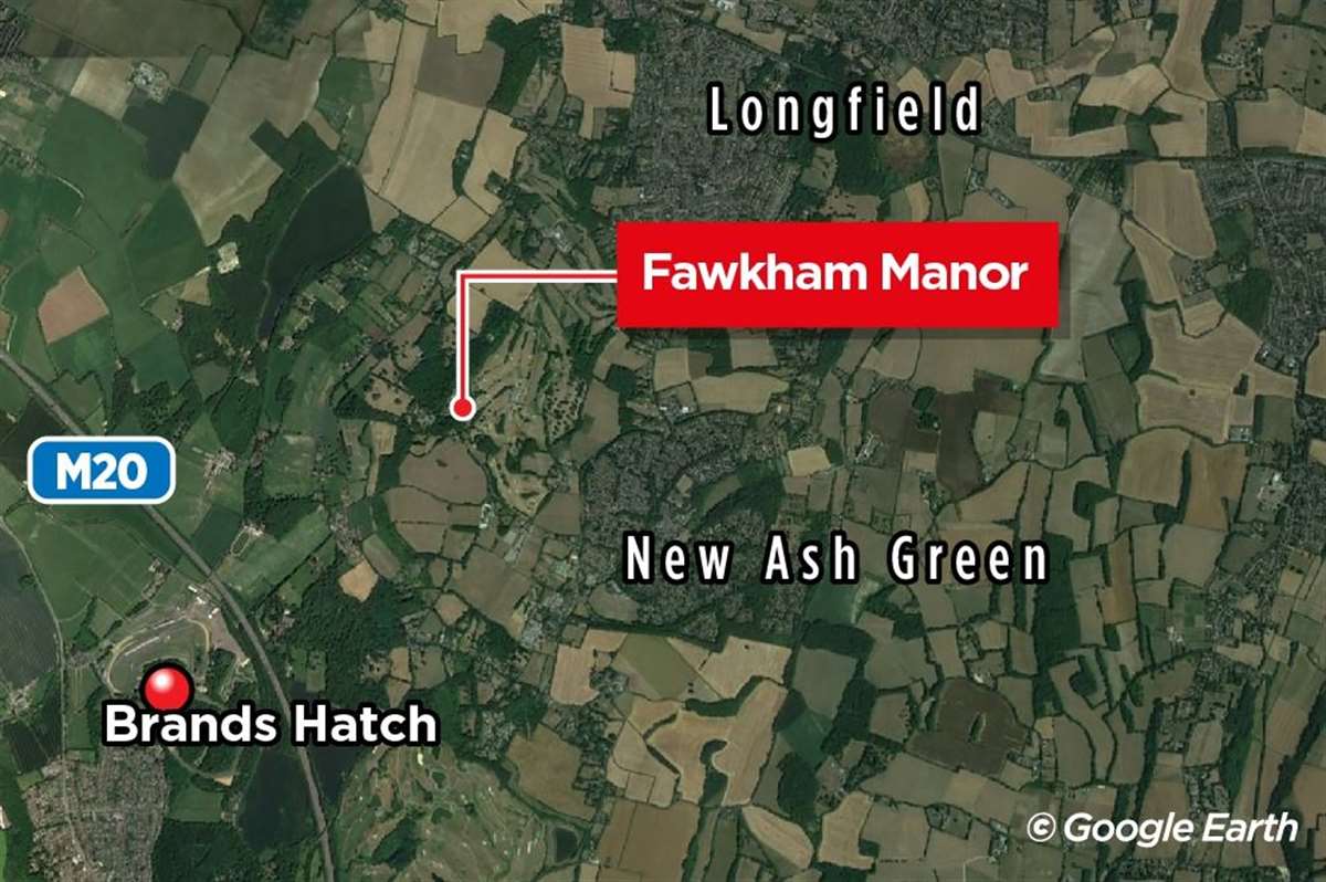 Homes built at former Fawkham Manor Hospital site in Longfield