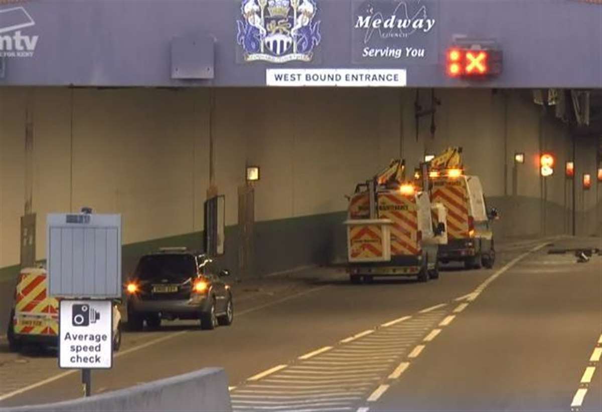 Medway Tunnel closed in both directions between Strood and Rochester