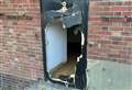 Toilets closed as vandals smash door and rip dryer off wall