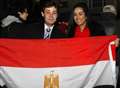 Egyptian students celebrate