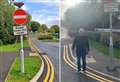 New ‘no entry’ signs 40cm too close to kerb at bus lane abused by drivers