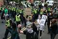 Protesters kettled after converging on George Square despite police warnings