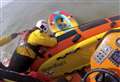 Sea drama as lifeguard saves man drifting in toy dinghy