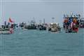 Dozens of French fishing vessels stage hours-long protest off Jersey