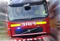 Firefighters tackle abandoned car fire