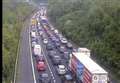 Lorry collision closes motorway