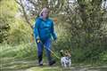 PCSO Julia James’s dog takes part in police reconstruction