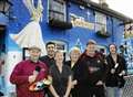 Hawkenbury pub's festive mural