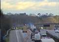 Bridge inspection causing motorway delays