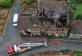 Drone shots show scale of damage to 1,000-year-old pub