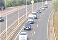 Subsidence fears reduce busy A-road to one lane