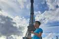 Teen who recovered from broken back completes charity Eiffel Tower climb