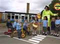 School's novel road safety project