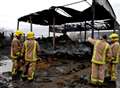 Barn gutted by fire