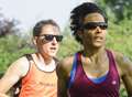 Double Olympic champion joins park run