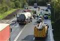 A2 closed in both directions after lorry crash