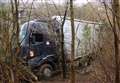 Lorry careers off A229 into ditch