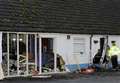 Ferrari crashes into cafe