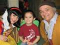 Panto stars bring festive cheer to sick children