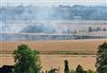 Six fire engines sent to corn field blaze