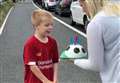 Boy celebrates birthday on hard shoulder 