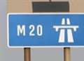 Motorists will be able to use M20 hard shoulder near Maidstone