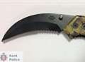 Teenager arrested and pocket knife seized