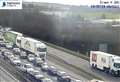 Motorway closed after crash