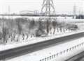 Snow hits rubbish collection