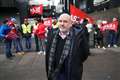 Train driver union boss delayed by ‘bloody rail strikes’ as members walk out