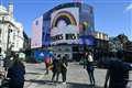 NHS stories of ‘hope’ displayed at London’s Piccadilly Circus