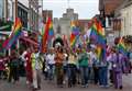 Crowds flock to city's gay pride event